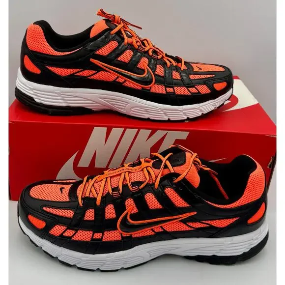 Nike P-6000 Size 13 Orange Black Hyper Cimson Black White CD6404 801 # 414 - Picture 3 of 8
